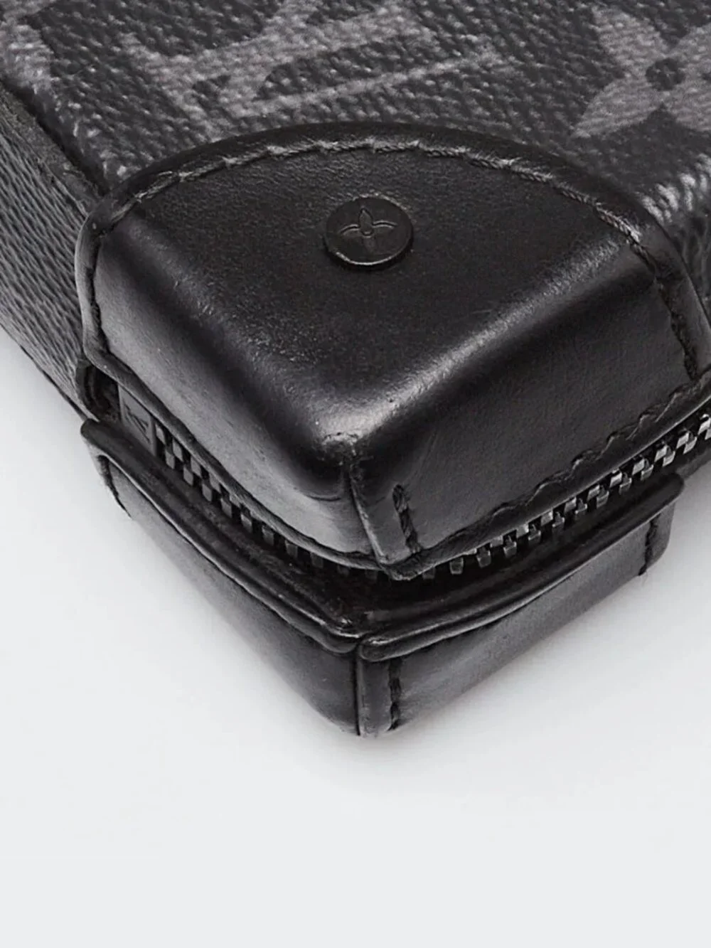 Louis Vuitton Monogram Eclipse Canvas Soft Trunk Wallet Bag
